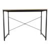 Birou, stejar/negru, 120x60 cm, MELLORA-poza 2-Dacenergy.ro
