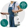 Pompa de stropit manuala, material PE durabil, lance reglabila pana la 83 cm, palnie incorporata, curea de umar intarita, reglabila, 5 litri, 2, 76 bari, inaltime 57 cm, verde-poza 8-Dacenergy.ro