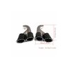 Ornament de toba compatibil Porsche Cayenne 92A Facelift (10/2014-2017) GTS Design -Negru Cod:D106-poza 4-Dacenergy.ro
