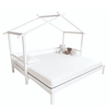 Pat Montessori cu un pat suplimentar, alb, 90x200, KESIO-poza 3-Dacenergy.ro