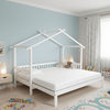 Pat Montessori cu un pat suplimentar, alb, 90x200, KESIO-poza 6-Dacenergy.ro