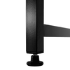Birou, beton/negru, 120x60 cm, MELLORA-poza 6-Dacenergy.ro