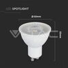 Reflector LED Cip SAMSUNG GU5.3 6.5W MR16 Plastic Încrețit 38` 3000K COD:207-poza 2-Dacenergy.ro