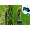Semanatoare manuala de gradina, realizata din plastic, reglare a granulelor pe 10 niveluri, roti mari, 12 litri, capacitate maxima de incarcare 10 kg, verde-poza 11-Dacenergy.ro