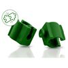 Conectori pentru stalpi gradina, tip 2, cu diametrul de 11 mm, constructie modulara, design pivotant de 360°, verde, 10 buc-poza 6-Dacenergy.ro