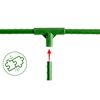 Conectori pentru stalpi gradina, tip 3, cu diametrul de 11 mm, balamaua pivotanta, verde, 4 buc-poza 5-Dacenergy.ro