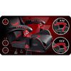 Scaun de gaming, suport extensibil pentru picioare, functie de inclinare a spatarului, reglare a inaltimii, ergonomie, inaltime totala maxima 121 cm, negru si rosu, Culoare: Negru, Rosu-poza 11-Dacenergy.ro