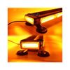 Rampa girofar proiector LED COB stroboscopic lumina portocalie 12 24V baza magnetica Cod: AS-COB-7-4S-poza 27-Dacenergy.ro