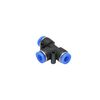 Mufa rapida T din plastic pentru furtun fi 6mm Cod: DISVA03-poza 3-Dacenergy.ro