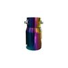 Ornament toba colorat inox universal sport tuning intrare 60mm iesire 70mm lungime  Cod: C84-poza 2-Dacenergy.ro