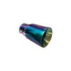 Ornament toba colorat inox universal sport tuning intrare 60mm iesire 70mm lungime  Cod: C84-Dacenergy.ro