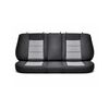 Huse scaune auto universale premium  cu bancheta spate fractionata negru gri Cod: F3001-P1-poza 3-Dacenergy.ro