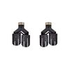 Ornament toba dublu carbon forjat intrare 63mm parte stanga sau dreapta Cod: NXMS89-63-Dacenergy.ro