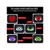 Proiectoare LED Devil Eyes cu telecomanda 6 modele selectabile  2 inch Cod: HH-DVL2-poza 3-Dacenergy.ro