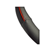 Husa volan auto premium imitatie piele M 38 cm negru cu linie rosie Cod: WPU02B-poza 2-Dacenergy.ro
