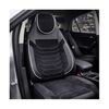 Huse scaune auto universale fractionate Premium cu tetiera fata incorporata negru cu cusatura alba Cod: HNG-C509-1-poza 2-Dacenergy.ro