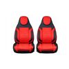 Huse scaune auto universale fractionate Premium cu tetiera fata incorporata negru cu rosu  Cod: HNG-C509-3-poza 3-Dacenergy.ro