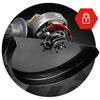 Polizor unghiular, viteza 6500 rpm, maner rotativ la 180°, diametru disc 230 mm, reglarea pozitiei manerului in 3 etape, cablu de alimentare 209 cm, protectie cu disc metalic, Soft Start, 2000 W-poza 8-Dacenergy.ro