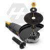 Polizor unghiular, viteza 6500 rpm, maner rotativ la 180°, diametru disc 230 mm, reglarea pozitiei manerului in 3 etape, cablu de alimentare 209 cm, protectie cu disc metalic, Soft Start, 2000 W-poza 9-Dacenergy.ro