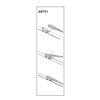 Stergator parbriz pasager FORD B-MAX 03/2012➝ COD:ART51 26"-poza 2-Dacenergy.ro