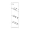 Stergator parbriz pasager FIAT QUBO MPV 01/2009➝ 15" COD:ART52-Dacenergy.ro