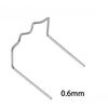 Set 100 cleme pentru pistol reparat plastic 0.6mm otel inoxidabil Cod: K18028-12-Dacenergy.ro