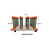 Stand de depozitare compatibil role folie/autocolant, capacitate 16 role, dimensiune 45x45cm Cod: DP-1645-poza 2-Dacenergy.ro