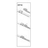 Stergator parbriz sofer SKODA PRAKTIK 03/2007➝ COD:ART38 21"-poza 2-Dacenergy.ro