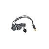 Adaptor cu cablu priza bricheta DIN la Standard cu 3 capete Max AMP: 12V20A / 24V10A  Cod: MC021-poza 2-Dacenergy.ro