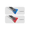 Racleta folie auto curbata dubla din silicon 70/90 durometru Cod: HS-122-poza 5-Dacenergy.ro