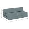 Saltea/scaun pliabil, 2 in 1, mentol, VEDIS-poza 7-Dacenergy.ro