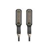 Semnalizare moto LED 12V cu functie de lumina de zi alba si semnalizare galbena Cod: FS-1212-Dacenergy.ro