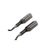 Semnalizare moto LED 12V cu functie de lumina de zi alba si semnalizare galbena Cod: FS-1212-poza 2-Dacenergy.ro