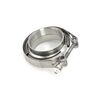 Colier evacuare tip V-Band cu flanse incluse 76 mm 3 inch inox prindere rapida Cod: TY-VB76-poza 3-Dacenergy.ro