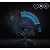 Scaun de gaming, perna lombara, reglare a inaltimii, 103-123 cm, se rotesc la 360°, mecanismul Soft UP™, negru-poza 10-Dacenergy.ro