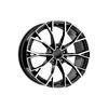 Jante DY1736 KM 16x6.5 5x100 ET35 negru polish diamond cut compatibile Skoda Volkswagen Audi Seat Cod: DY1736-Dacenergy.ro