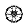 Jante DY1736 KM 16x6.5 5x100 ET35 negru polish diamond cut compatibile Skoda Volkswagen Audi Seat Cod: DY1736-poza 2-Dacenergy.ro