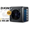 Pompa de caldura pentru piscina pana la 10 m³, afisaj LCD, Bluetooth, Wi-Fi, temperatura de functionare 10-43 °C, debit de apa 1, 50 m³/h, COP 5.17, 3 kW, neagra, Lungime: 37 cm, Putere	: 3 kW-poza 5-Dacenergy.ro