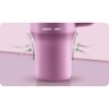 Cana termos, otel inoxidabil, capac 3 in 1, baut, gaura, pai, cu maner, mentinere cald si rece, inaltimea de 27 cm, 1180 ml, roz-poza 4-Dacenergy.ro