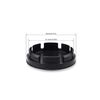Capac roata original Dacia lucios alb negru compatibil Dacia Duster II Sandero II Logan II Cod: 403153950R-poza 3-Dacenergy.ro