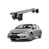Bare transversale portbagaj auto aluminiu compatibile plafon neted Honda Civic VIII Sedan 2006-2011 argintii sau negre Cod: CB200101 Kit-108-Dacenergy.ro