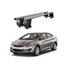 Bare transversale portbagaj auto aluminiu compatibile plafon neted Hyundai Elantra UD 2011-2015 argintii sau negre Cod: CB200101 Kit-102-Dacenergy.ro