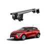 Bare transversale portbagaj auto aluminiu compatibile plafon neted Renault Clio V 2019-> argintii sau negre Cod: CB200101 Kit-105-Dacenergy.ro