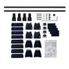 Bare transversale portbagaj auto aluminiu compatibile plafon neted Renault Clio V 2019-> argintii sau negre Cod: CB200101 Kit-105-poza 7-Dacenergy.ro