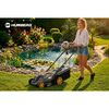 Masina de tuns iarba Humberg, 1400 W, latime taiere 34 cm, cos 30 L, 5 trepte inaltime, Gri, Culoare: Gri, Putere motor	: 1400 W-poza 5-Dacenergy.ro