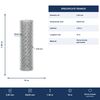 Plasa Gard Impletita Zincata DacEnergy, Rola 10 M.L, Inaltime 1,50 m, Fir 2,0 mm, Ochi 55 x 55 mm, Sarma Moale Galvanizata, Gradina Curte Teren Agricol-poza 10-Dacenergy.ro