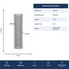 Plasa Gard Impletita Zincata DacEnergy, Rola 10 M.L, Inaltime 1,70 m, Fir 2,0 mm, Ochi 55 x 55 mm, Sarma Moale Galvanizata, Gradina Curte Teren Agricol, Inaltime: 1.7 m, Grosime: 2 mm, Dimensiune ochi (L x l) (mm): 55 x 55 mm-poza 10-Dacenergy.ro