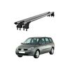 Set bare transversale aluminiu cu prindere in puncte fixe compatibile Renault Grand Scenic II 2003-2008 negre sau argintii Cod: 120101 Kit 201-Dacenergy.ro