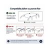 Set bare transversale aluminiu cu prindere in puncte fixe compatibile Mitsubishi Outlander Sport 2010-> negre sau argintii Cod: 120101 Kit 202-poza 5-Dacenergy.ro
