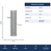 Plasa Gard Impletita Zincata, Rola 10 m, Inaltime 1.2 m, Fir 2.8 mm, Ochi 55 x 55 mm, Sarma Moale Galvanizata, Gradina Curte Teren Agricol-poza 10-Dacenergy.ro
